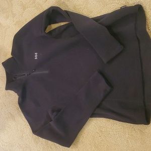 Helly Hansen Black Polartec Quarter Zip Fleece for Women